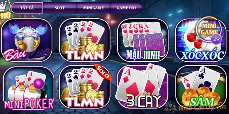 Kho game đa dạng Kho game đa dạng