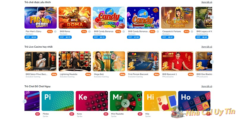 Thư viện game đỉnh cao Thư viện game đỉnh cao