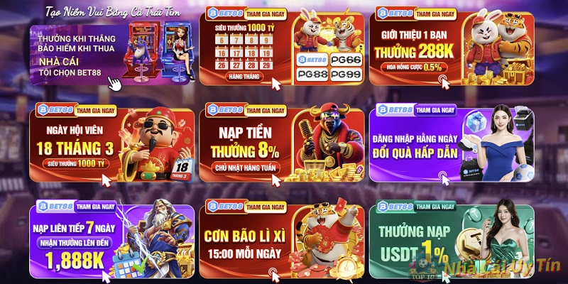 Top khuyến mãi đáng tham gia Top khuyến mãi đáng tham gia